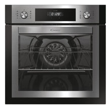 Cargar imagen en el visor de la galería, Horno de empotrar CANDY Eléctrico, Multifunción, 70 litros, Pirolítico + Aquactiva, Control a distancia avanzado y contenidos (Wi-Fi + BLE), Acero Inox, A x P x A (mm) 595 x 595 x 568FCNE886X WIFI
